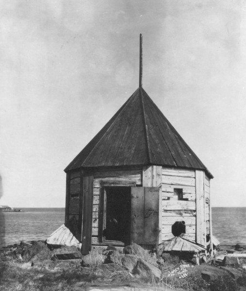 Russian block house, between c1900 and c1930. Creator: Lomen Brothers.