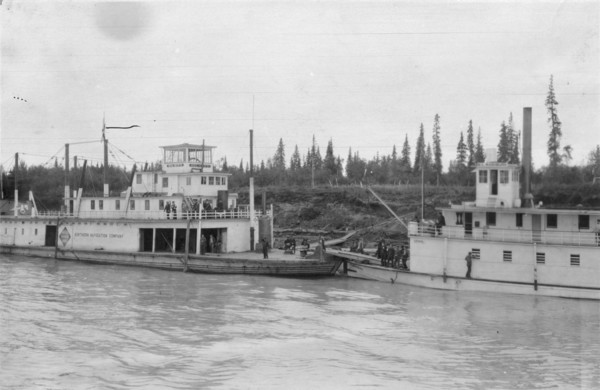 Steamboats, between c1900 and 1916. Creator: Unknown.