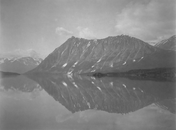 Cathedral Mountain and Lake Atlin, between c1900 and 1927. Creator: Unknown.