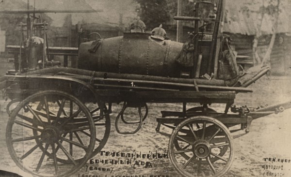 Pipeline barrel stroke, early 20th century. Creator: Unknown.