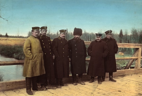 Railroad Work Acceptance Committee. Tomsk Province. October, 1908, 1906-1908. Creator: Dorozhno-Stroitel'nyi Otdel.
