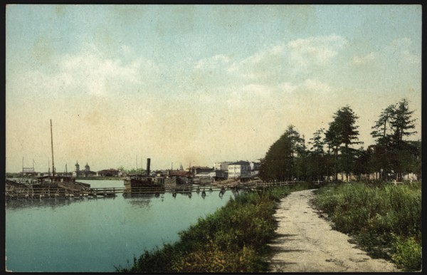 Irkutsk: Embankment of the Angara, 1904-1914. Creator: Unknown.