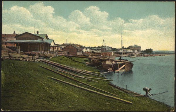 Irkutsk Embankment of the Angara River, 1904-1917. Creator: Unknown.