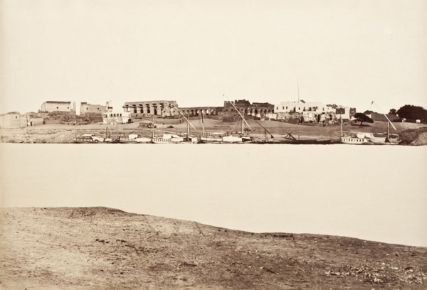 Town Of Luxor, c.1870. Creator: Antonio Beato.