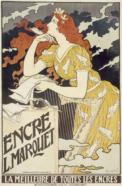 Encre L. Marquet, 1892. Creator: Eugene Samuel Grasset.