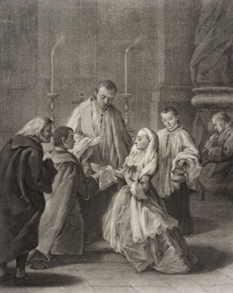 Marriage, c1755. Creators: Giovanni Marco Pitteri, Pietro Longhi.