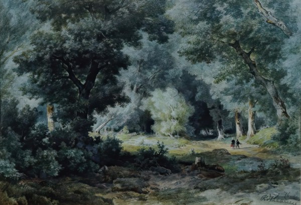 Forest interior, 1876. Creator: Remigius Adrianus Haanen.