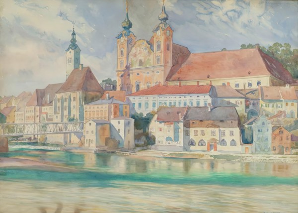 Michael Church in Steyr, 1917. Creator: Richard Harlfinger.