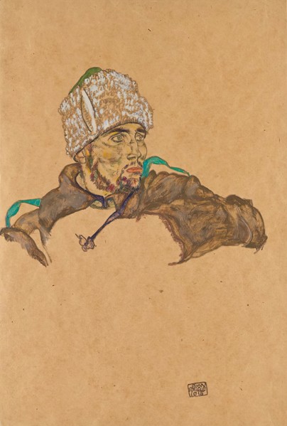 Russian prisoner of war, 1915. Creator: Egon Schiele.