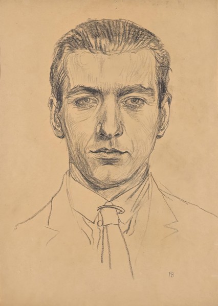 Portrait of Franz Barwig the Younger, around 1921. Creator: Franz Barwig the Elder.