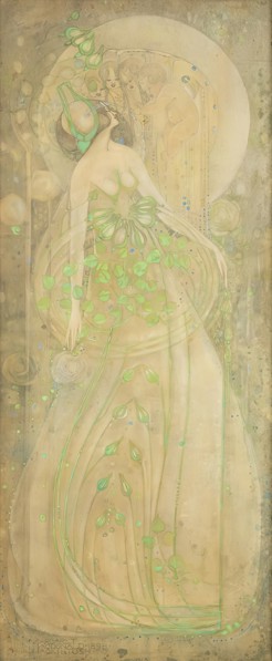 June roses, 1898. Creator: Margaret MacDonald Mackintosh.