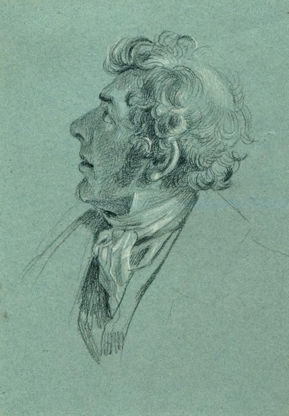 Head study for "Return of Emperor Franz from Pressburg", before 1828. Creator: Johann Peter Krafft.