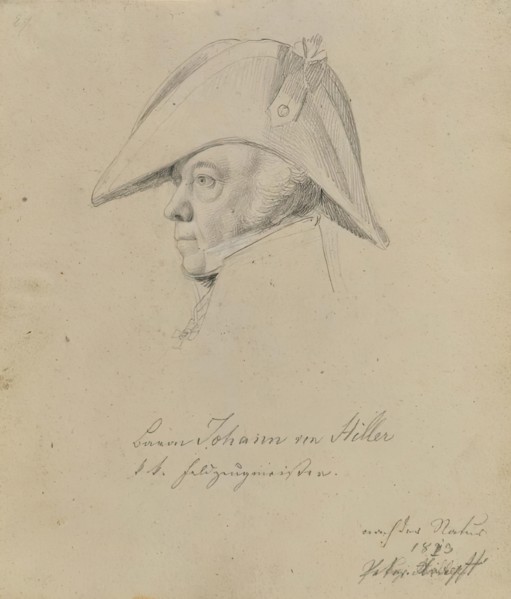 Baron Johann von Hiller, 1813. Creator: Johann Peter Krafft.