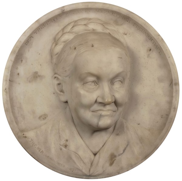 The mother of actor Alexander Girardi, 1889. Creator: Viktor Oskar Tilgner.