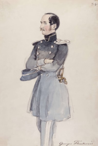 Man in uniform. "George Fleetwood". (c1850s). Creator: Fritz von Dardel.