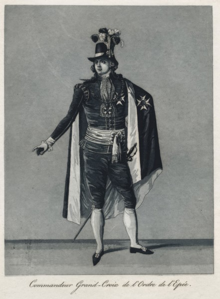 Commandeur Grand-Croix de l'Ordre de l'Epée, 1780s.  Creator: Johan Abraham Aleander.
