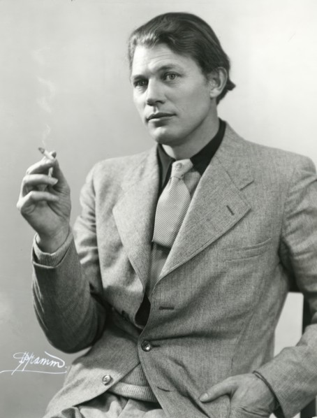 Portrait of the author Harry Martinson (1904-1978), 1933. Creator: Peter Pramm.