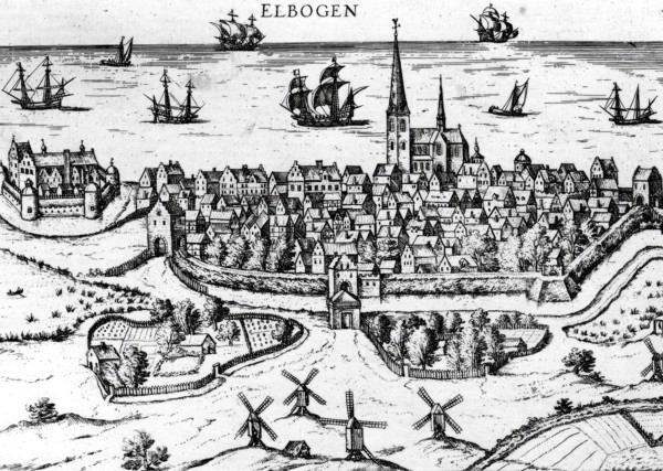 City view of Malmo from Samuel von Pufendorf's "De rebus a Carolo Gustavo gestis", pub.1696, (1941) Creator: Unknown.