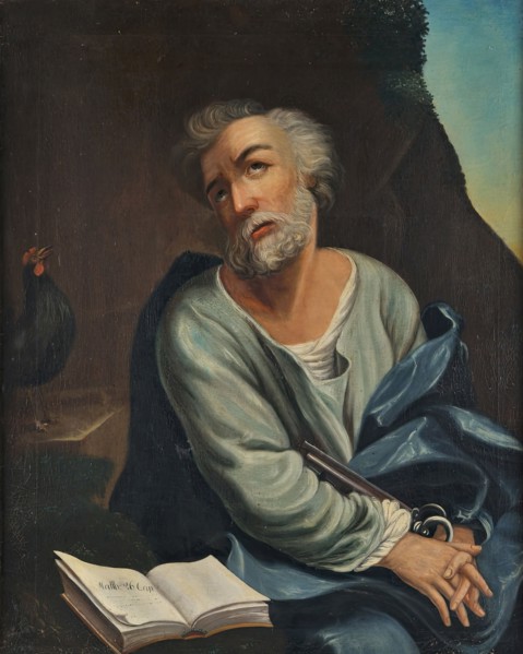 Apostle Peter, (c1780s) Creator: Jonas Akerstrom.