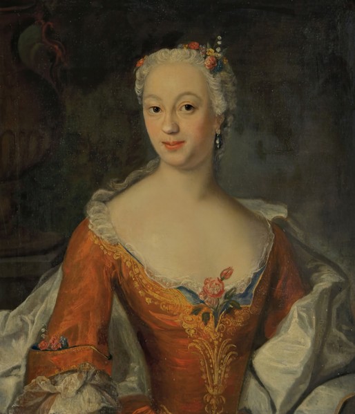 Female portrait, (c1750s). Creator: Johan Horner.
