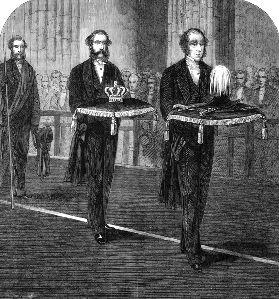 The Funeral of His Late Royal Highness the Prince Consort: part of the funeral procession..., 1862. Creator: Unknown.