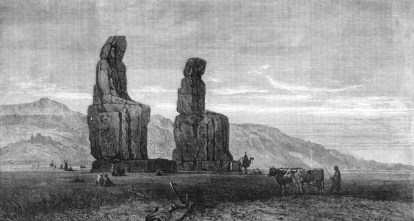 The Land of Egypt, by Frank Dillon, in the Exhibition of the British Institution, 1862. Creator: Mason Jackson.