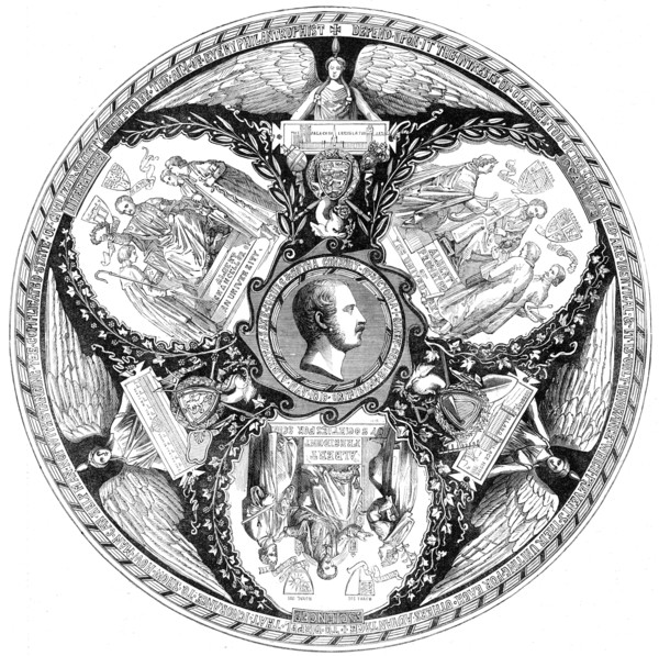 The International Exhibition: the Albert Commemoration Tazza, designed for the London..., 1862. Creator: Unknown.