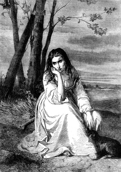 The International Exhibition - Sterne's "Maria", by Andrea Appiani Jun., of Milan, 1862. Creator: W Thomas.