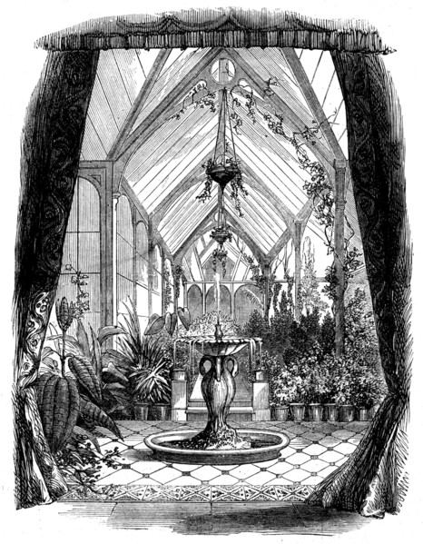 The Conservatory, St. Clare, 1862. Creator: Unknown.