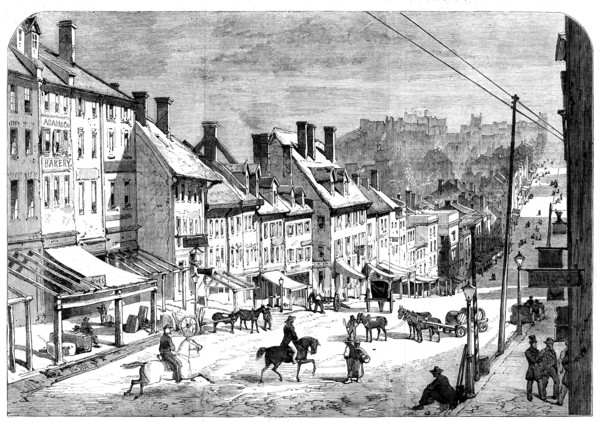 The Civil War in America: High-street, Richmond, Virginia, 1862. Creator: Unknown.