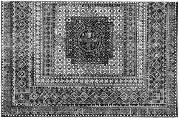 The International Exhibition: floorcloth, by Messrs. Hare and Co., of Bristol, 1862.  Creator: Unknown.