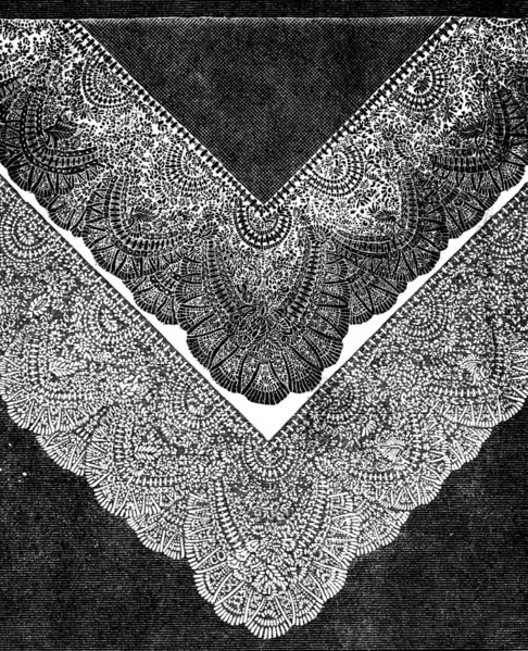 The International Exhibition: grenadine crepe lace, by Messrs. Reckless and Hickling, 1862. Creator: Unknown.