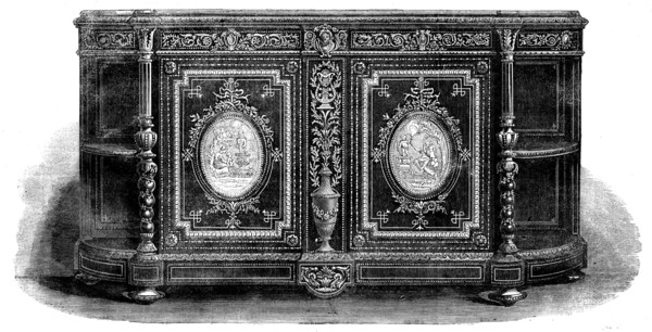 The International Exhibition: Jackson and Graham's cabinet, 1862. Creator: Unknown.