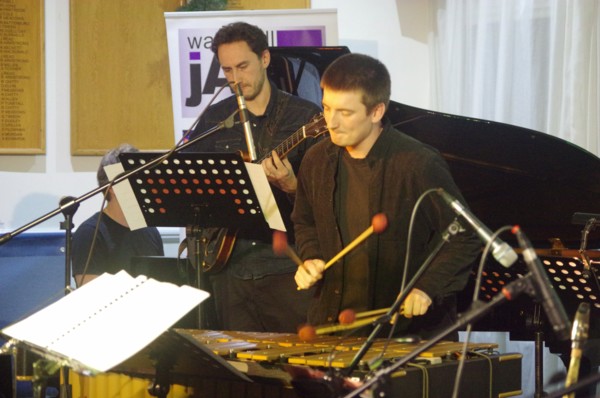 Jonny Mansfield, Stan Sulzmann’s Neon Orchestra, Watermill Jazz Club, Dorking, Surrey, Nov 2023. Creator: Brian O'Connor.