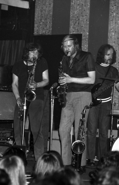 Dick Morrisey, Dave Quincy and Jim Richardson, If, Marquee Club, Soho, London, 1971. Creator: Brian O'Connor.