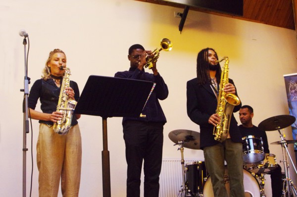 Gary Crosby Sextet, National Jazz Archive, Loughton, Essex, Oct 2023. Creator: Brian O'Connor.