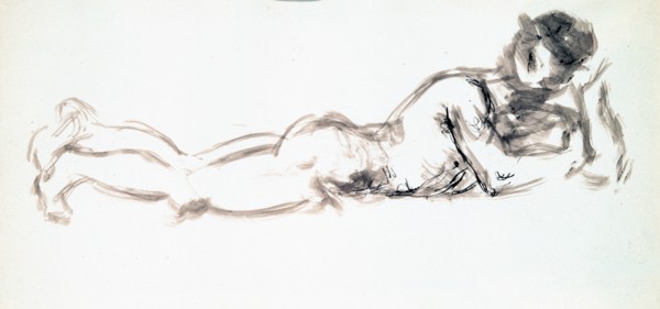 'Woman Lying On Her Belly', c1920. Creator: Francis Picabia.