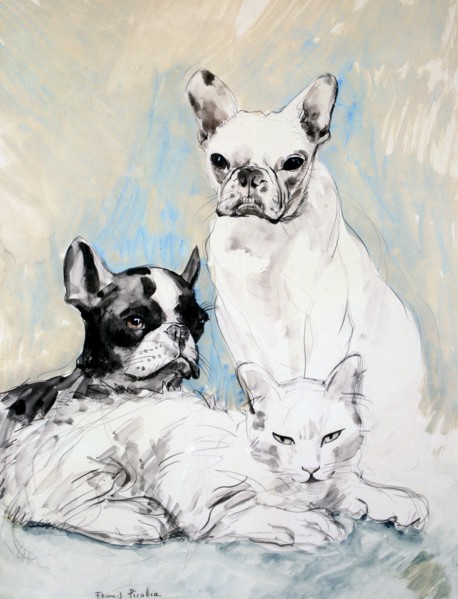 'Dogs and Cats', c1920. Creator: Francis Picabia.