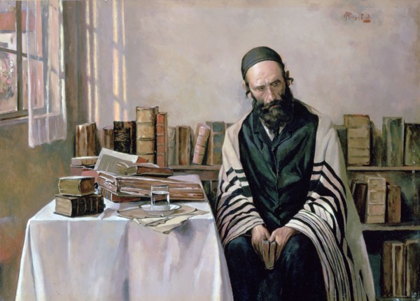 'A Rabbi in his Study', c1887-1953. Creator: Alois Heinrich Priechenfried.