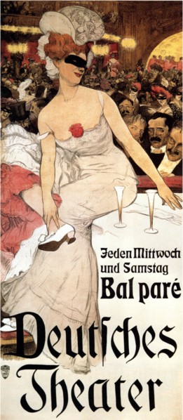 Bal Paré Deutsches Theater, 1905. Creator: Münzer, Adolf (1870-1953).