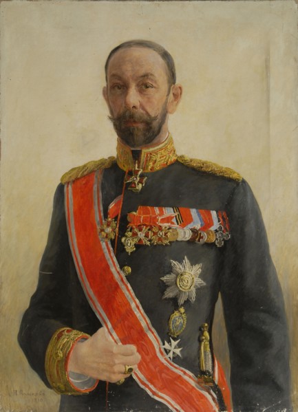 Portrait of Prince Alexander Borisovich Golitsyn (1855-1920). Creator: Pashkov, Pavel Pavlovich (1872-1952).