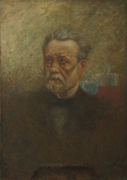 Portrait of Louis Pasteur (1822-1895). Creator: Lévy-Dhurmer, Lucien (1865-1953).