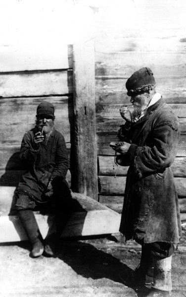 Peasants - chaldons of the city of Krasnoyarsk, 1880. Creator: Unknown.