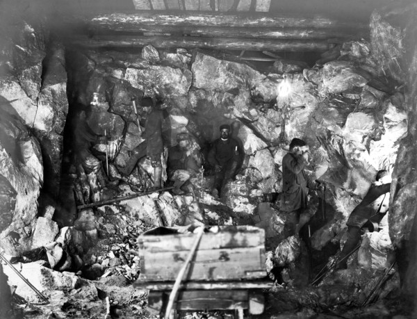 Working on a Tunnel, 1900-1904. Creator: Unknown.