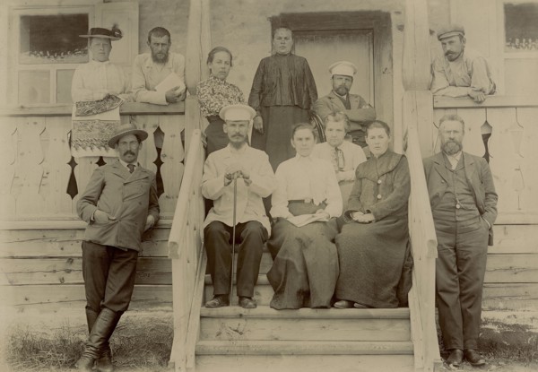 A group of teachers (Yenisei Society) in a sanatorium on Lake Shira, 1903. Creator: Unknown.