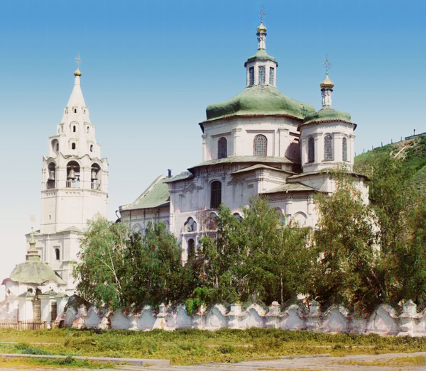 Church of the Holy Mother of God, in Tobolsk (300 years old), 1912. Creator: Sergey Mikhaylovich Prokudin-Gorsky.