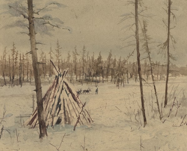 Yurt Kubalakh, 1927. Creator: Nikolaj Dmitrievic Travin.