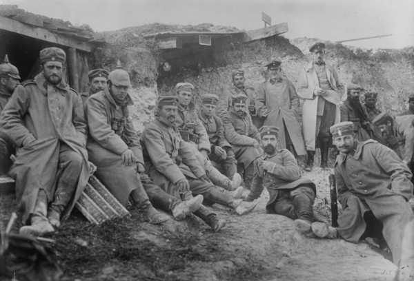 Germans at Berry-Au-Bac, Sept 1914. Creator: Bain News Service.