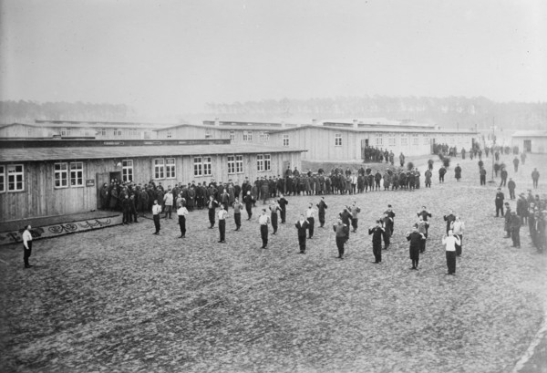 Prison camp, Zossen, exercise, between 1914 and c1915. Creator: Bain News Service.