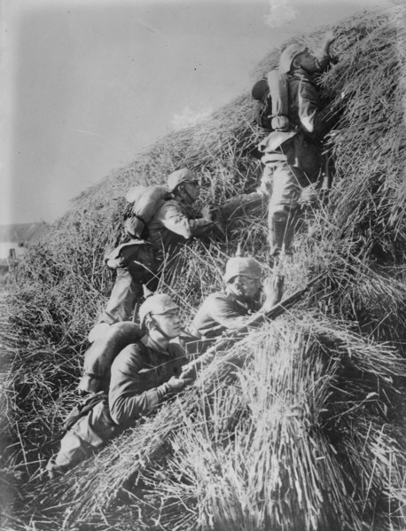 German Patrol in France, between c1914 and c1915. Creator: Bain News Service.